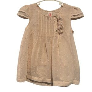 Matilda Jane Serendipity Vanilla Sheer Dot Top